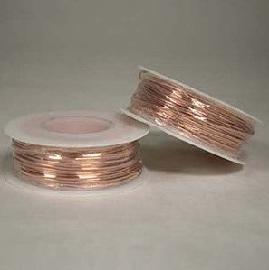 Bare Copper wire 4 ounce spools in 14 gauge, 16 gauge, 18 gauge, 20 gauge