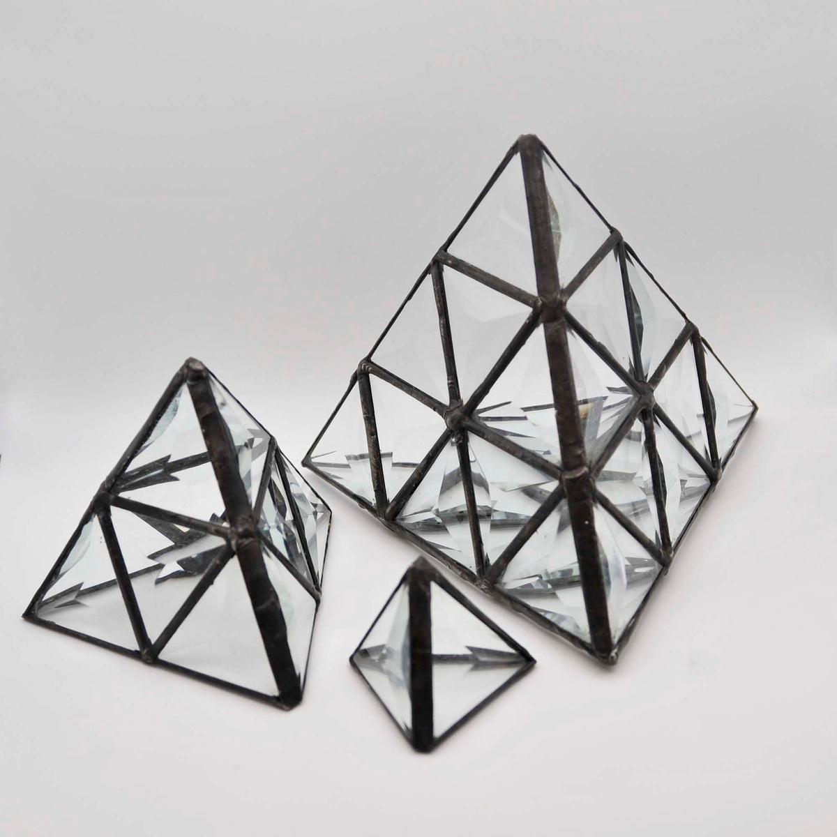 3D Multi-Bevel Pyramid Stained Glass TUTORIAL