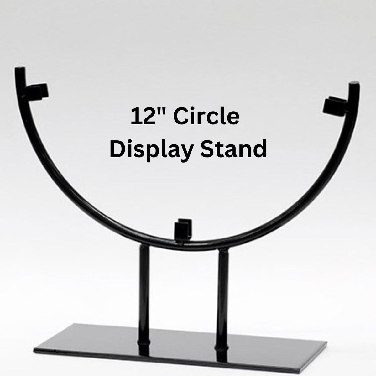 CIRCLE table top Display Stand for stained glass, 8", 10" and 12" wide