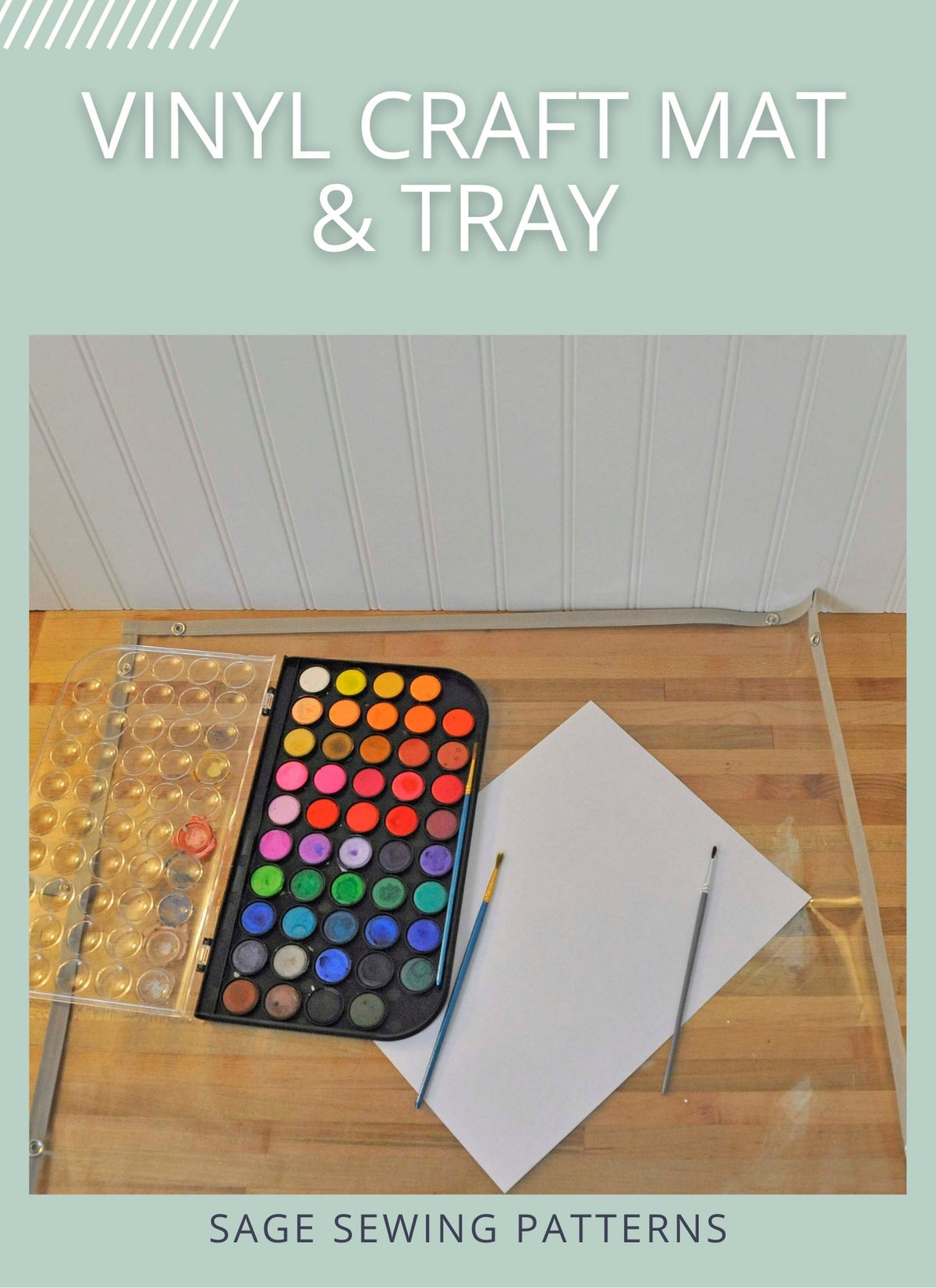 Vinyl Craft Mat and Tray, digital sewing pattern tutorial