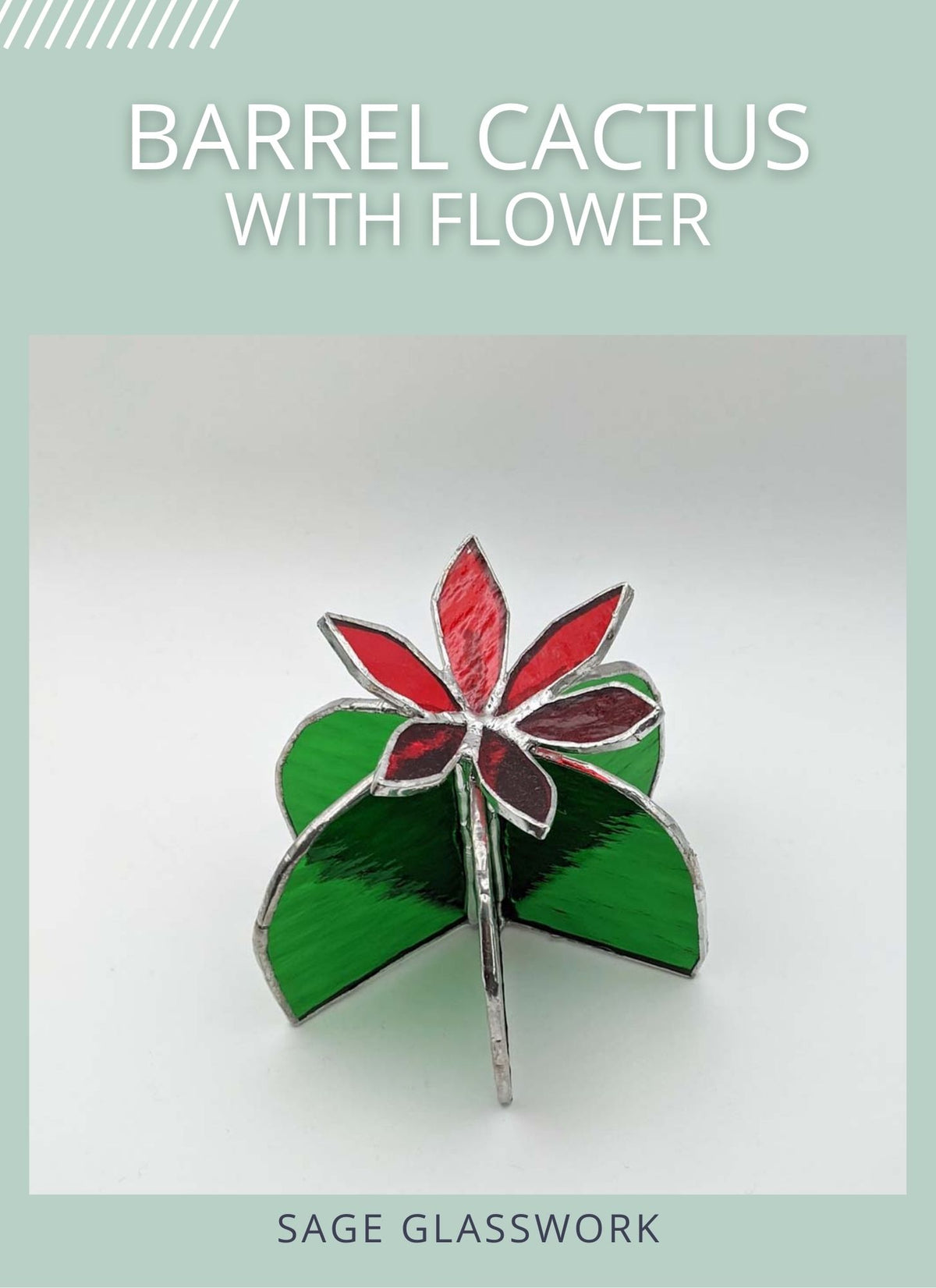 3D Barrel Cactus with flower TUTORIAL
