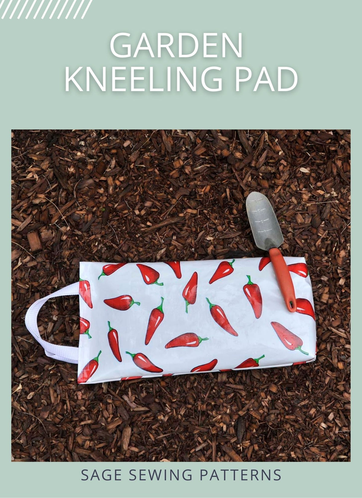 Garden Kneeling Pad, digital sewing pattern tutorial