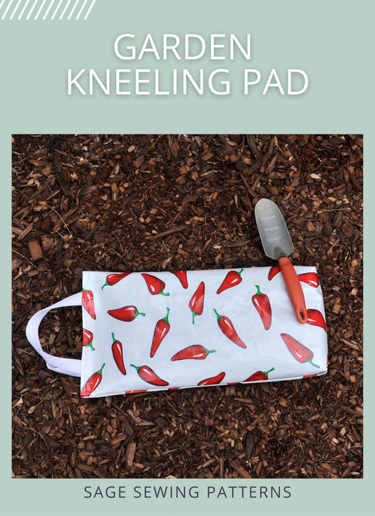 Garden Kneeling Pad, digital sewing pattern tutorial