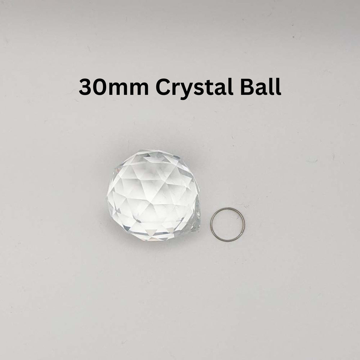30mm crystal ball, clear glass prism 1.18 inch round sphere