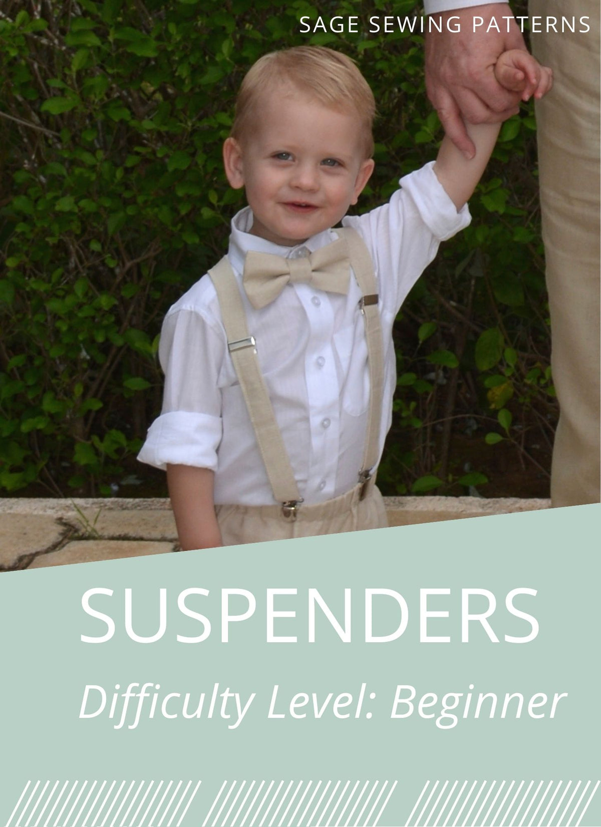 Boys Adjustable Suspenders, digital sewing pattern tutorial