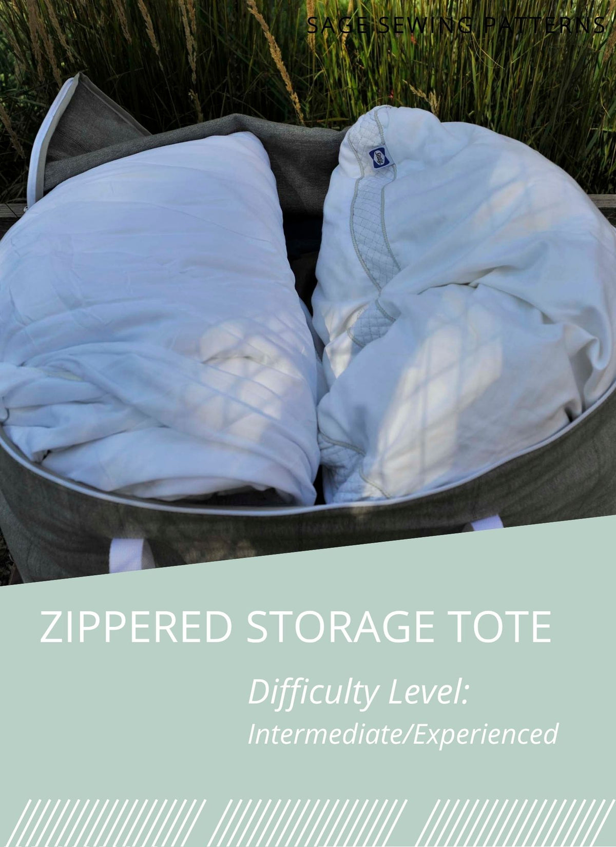 Zip Around Moving Bag, digital sewing pattern tutorial Extra Large