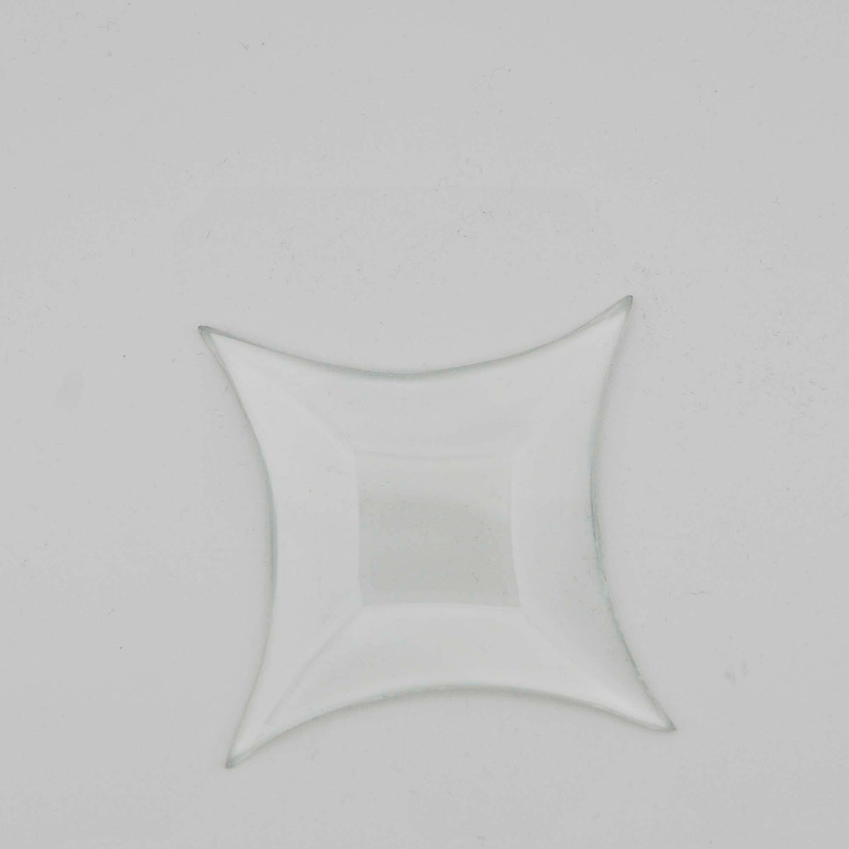 3.25" Star Glass Bevel, 3 1/4 inch concave sides