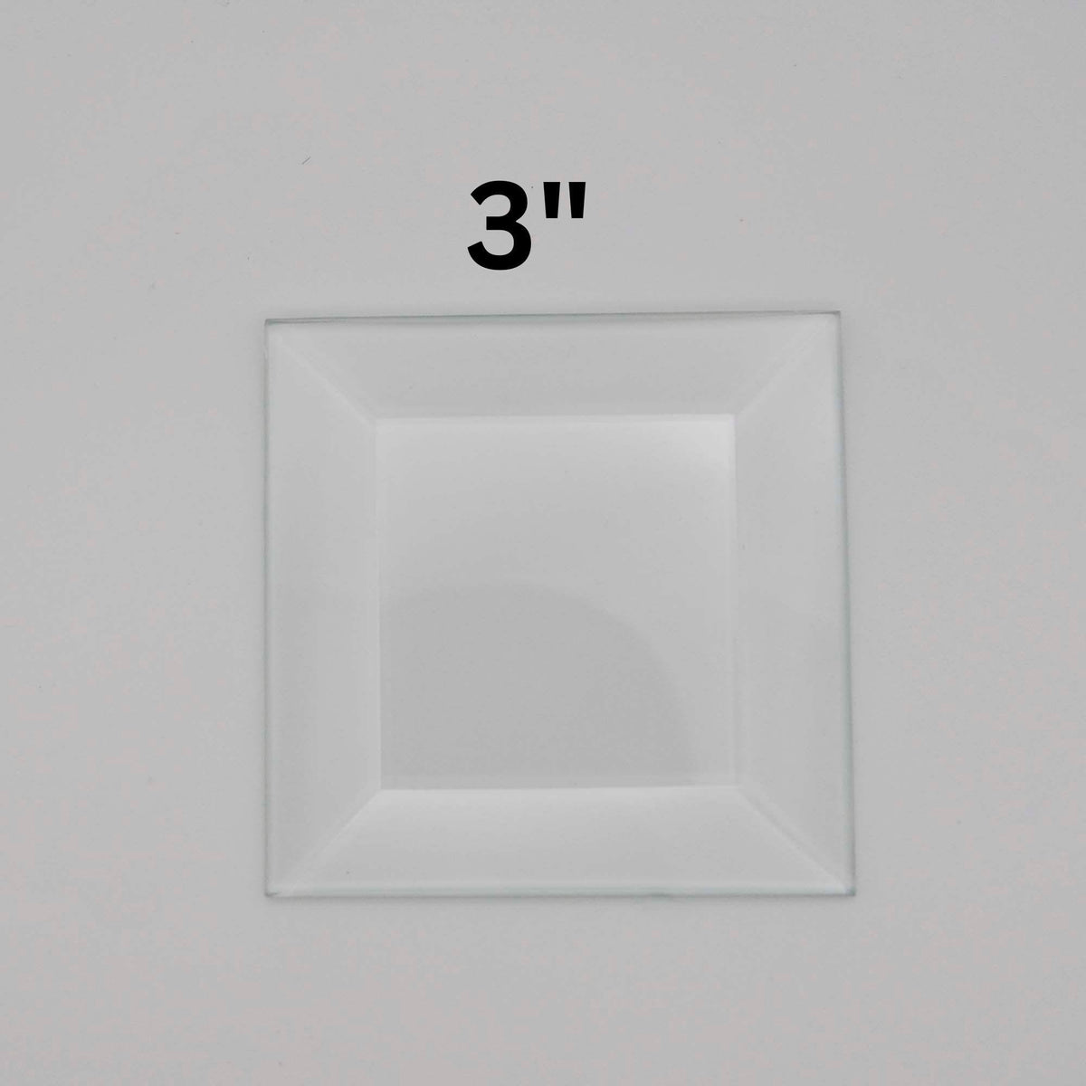 3" Square Glass Bevel