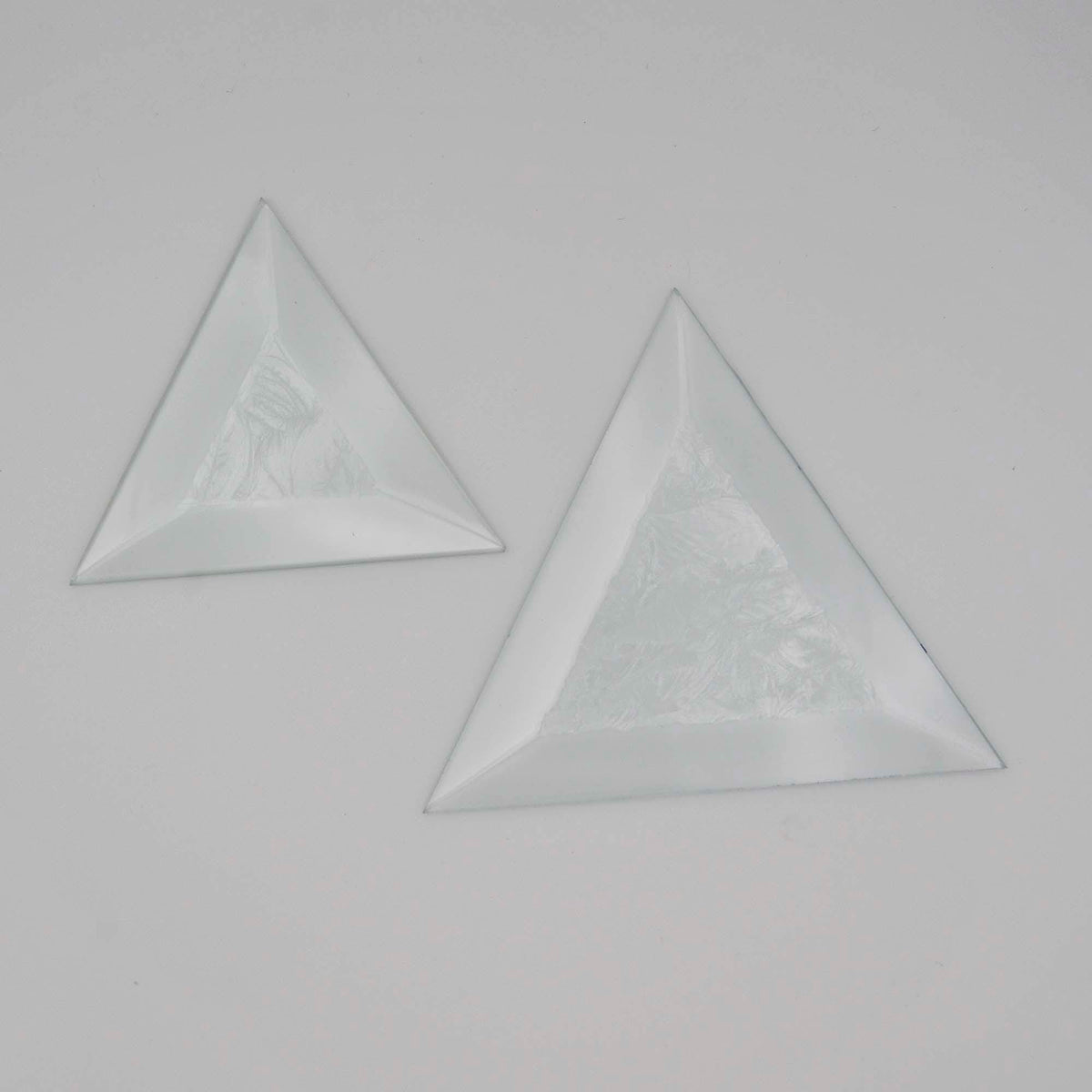 Triangle Bevel with Glue Chip center, 3 inch or 4 inch