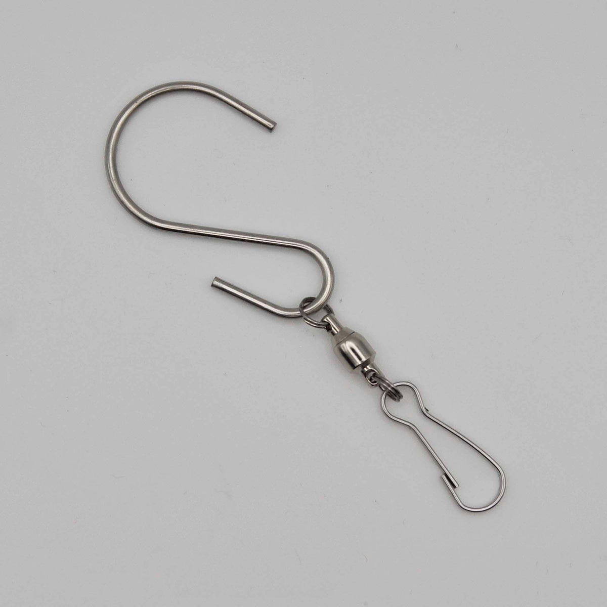 Hanging Spinner Hardware with stainless steel S hook, swivel hardware, metal clasp