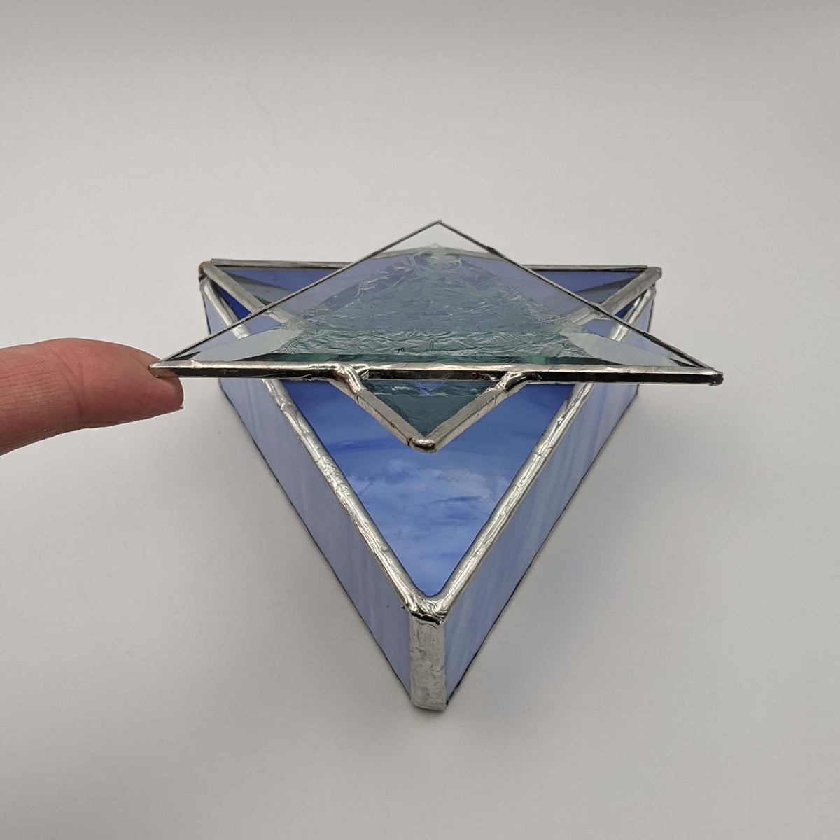 Star of David stained glass box TUTORIAL