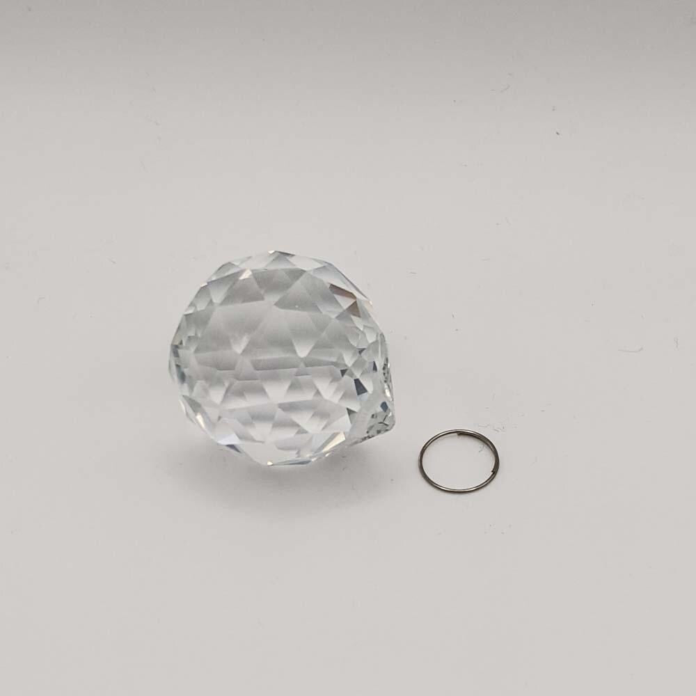 30mm crystal ball, clear glass prism 1.18 inch round sphere
