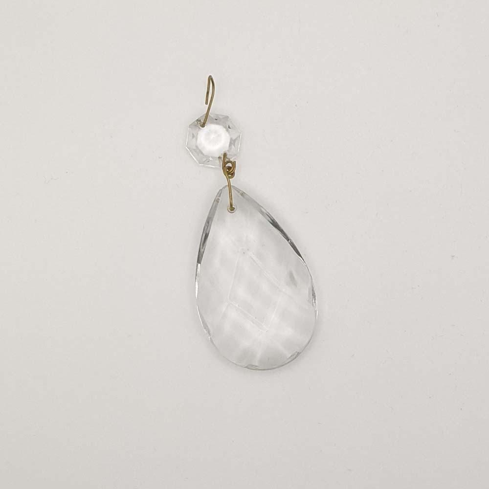 2 inch crystal teardrop prism