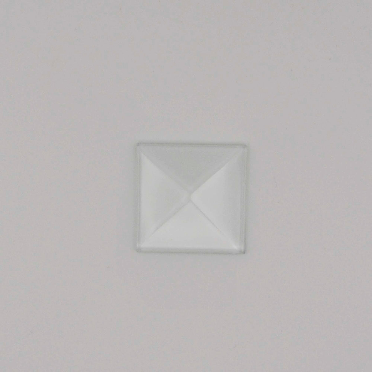 1" Square Glass Bevel pyramid