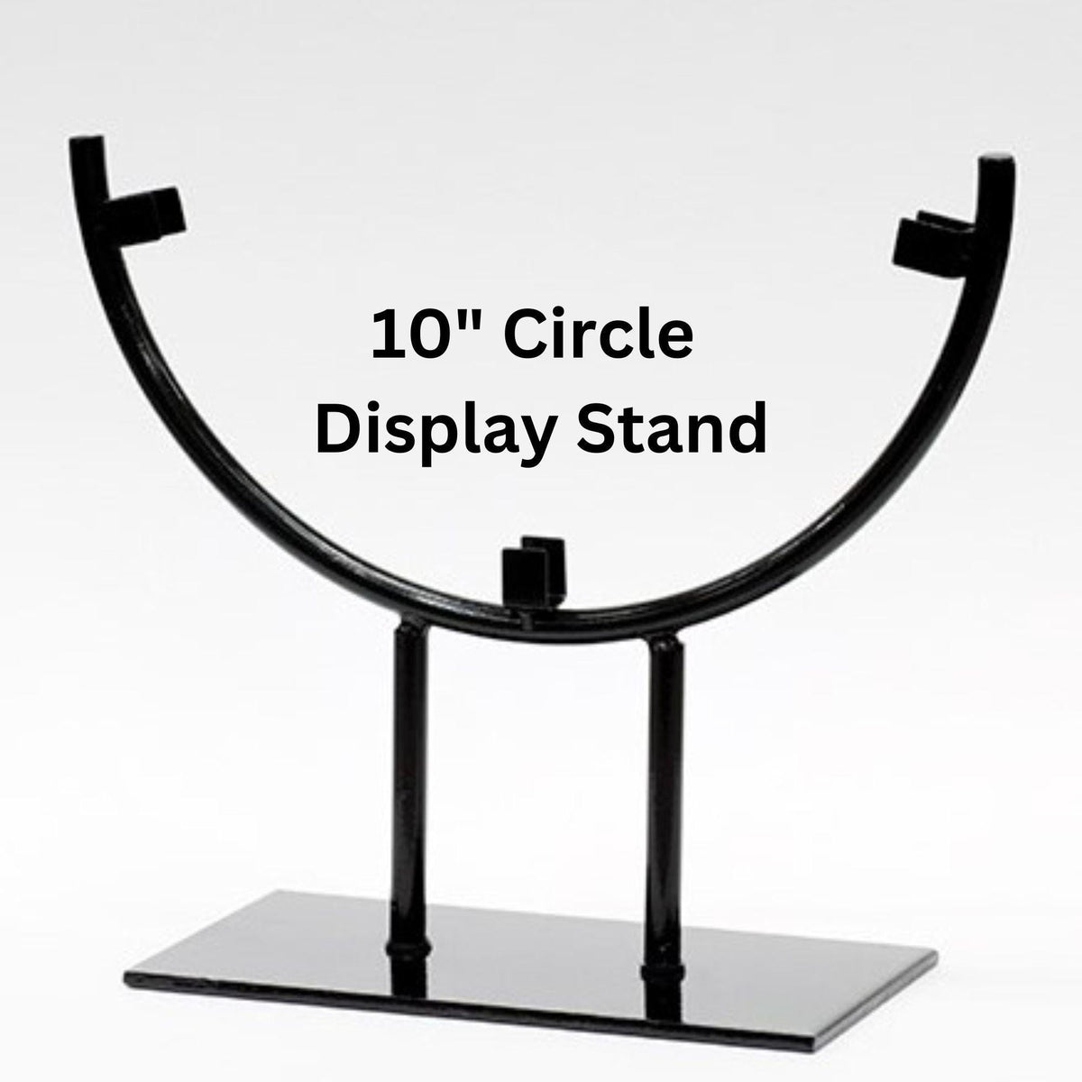 CIRCLE table top Display Stand for stained glass, 8", 10" and 12" wide