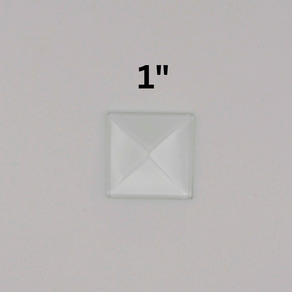 Rectangle Beveled Glass, 1 inch wide pencil bevel by 1" 2" 3" or 4"