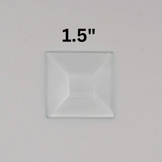 1.5" Square Glass Bevel