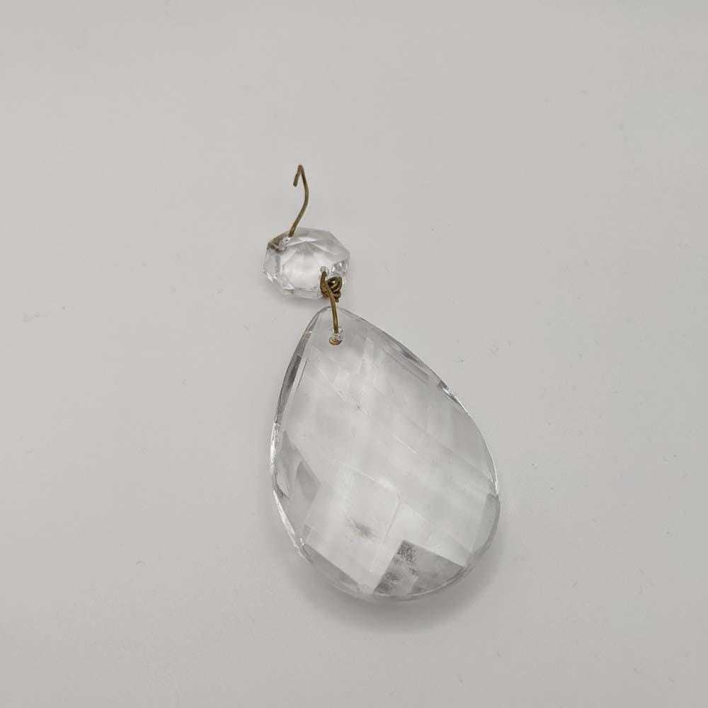 2 inch crystal teardrop prism