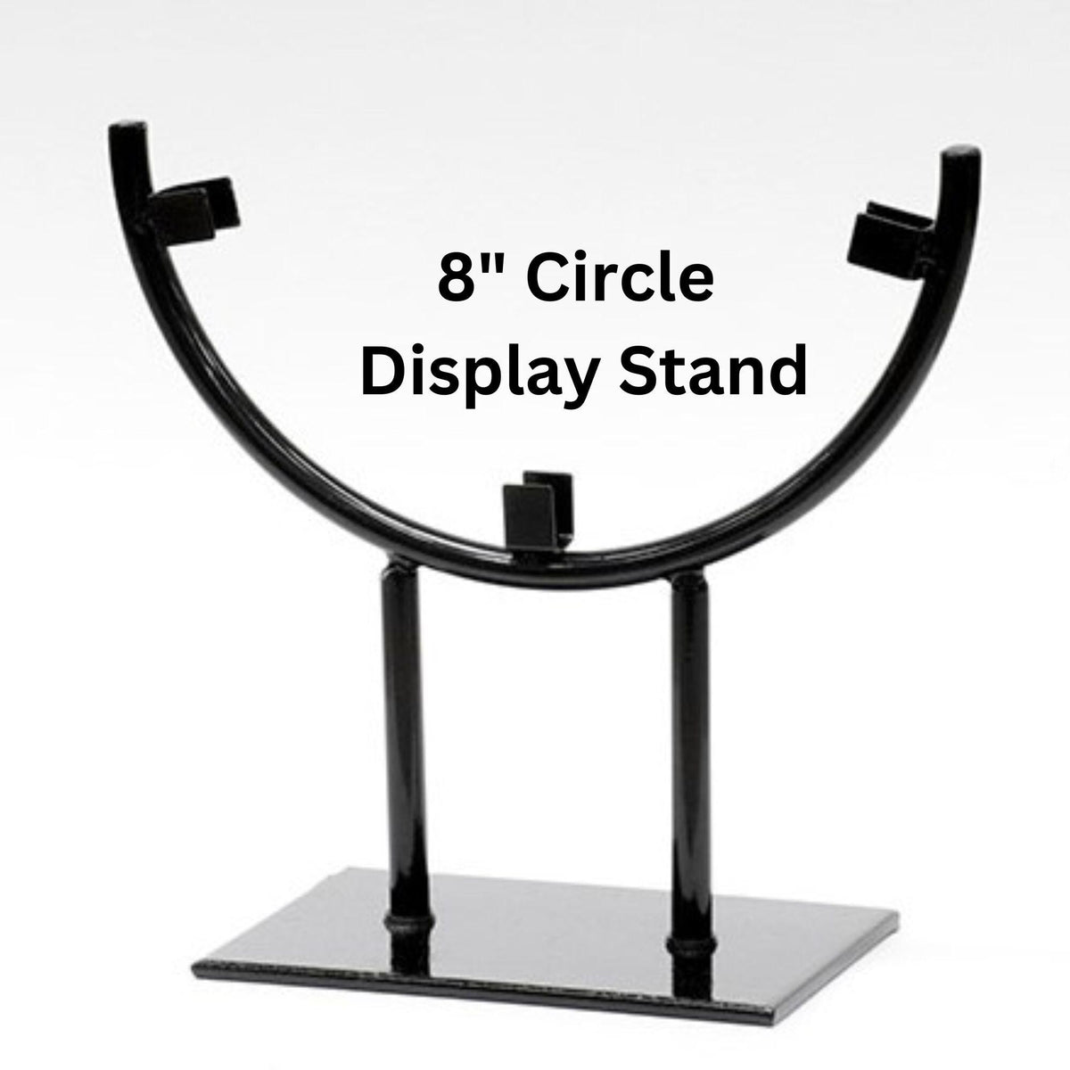 CIRCLE table top Display Stand for stained glass, 8", 10" and 12" wide