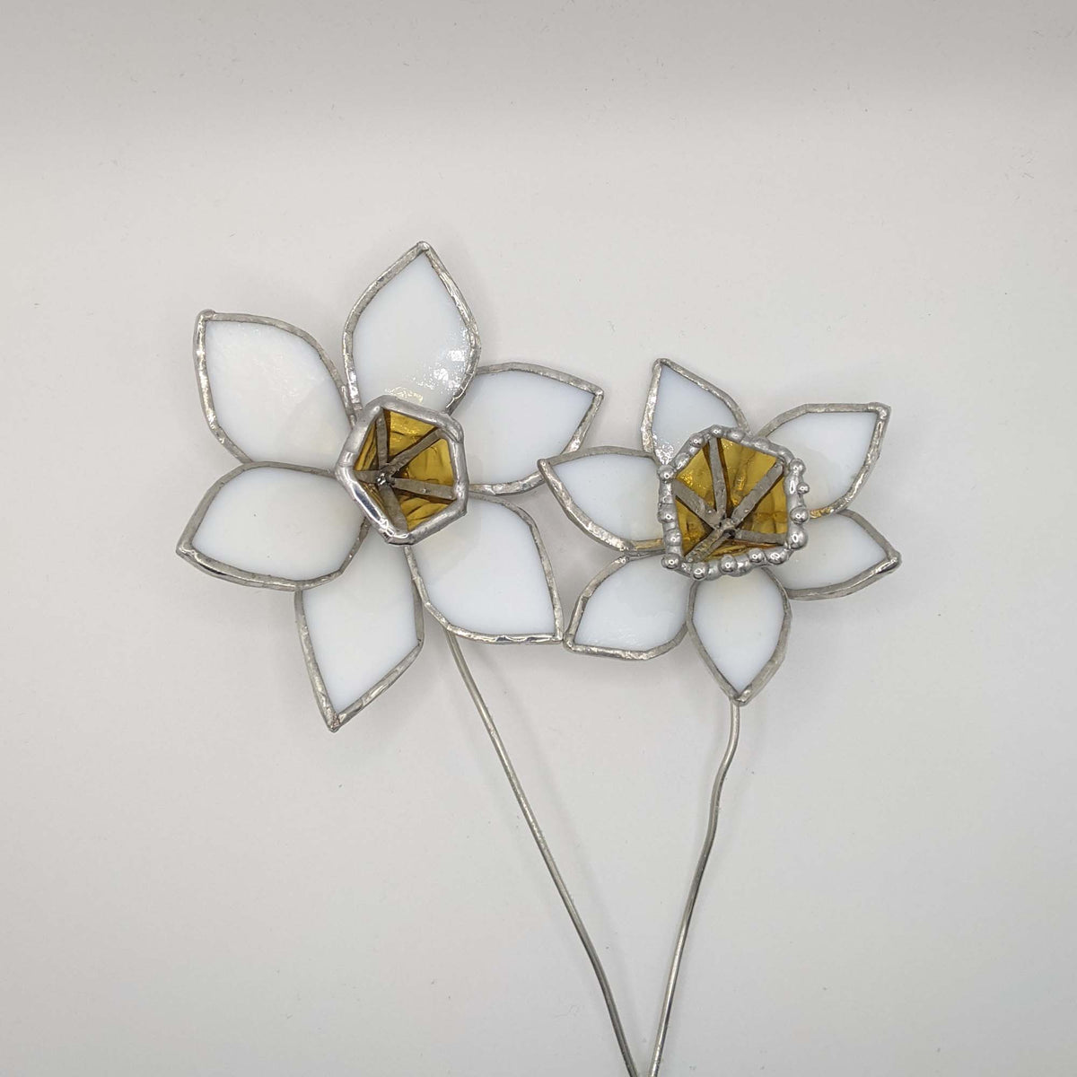 3D Daffodil Flower TUTORIAL stained glass pattern