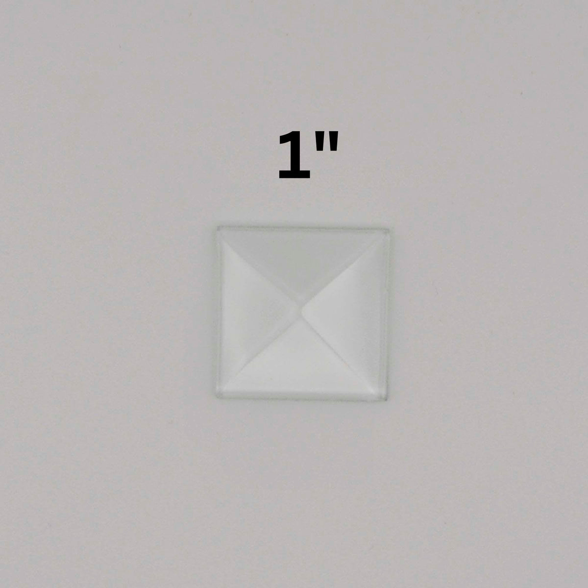 1" Square Glass Bevel pyramid