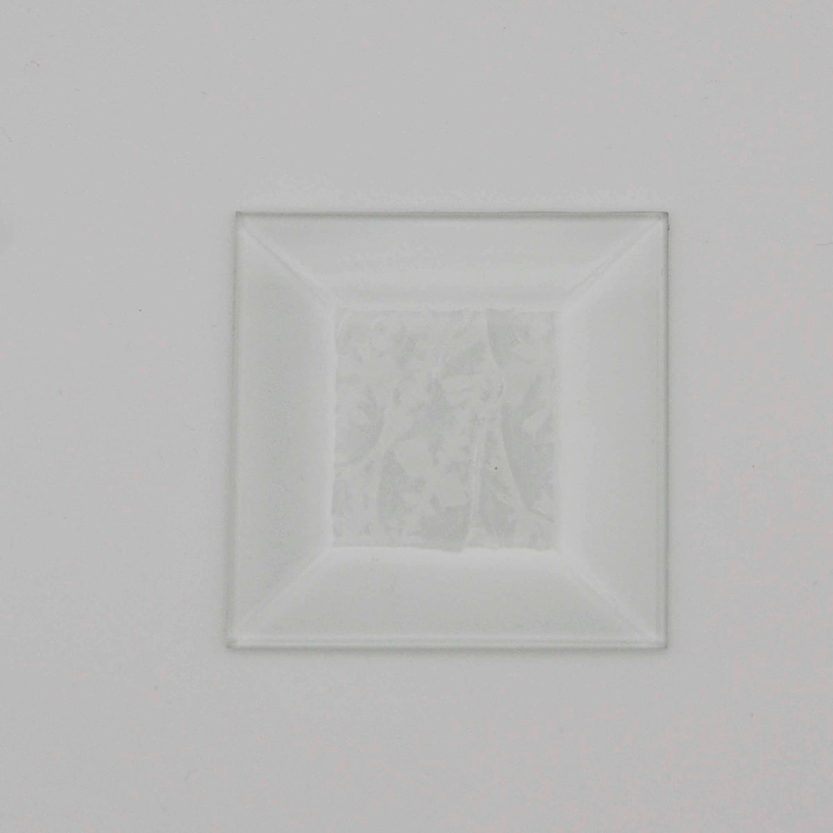 2" Square Glue Chip Glass Bevel