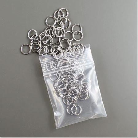 10 pack of 3/8 inch (10mm) pre-tinned copper jump rings