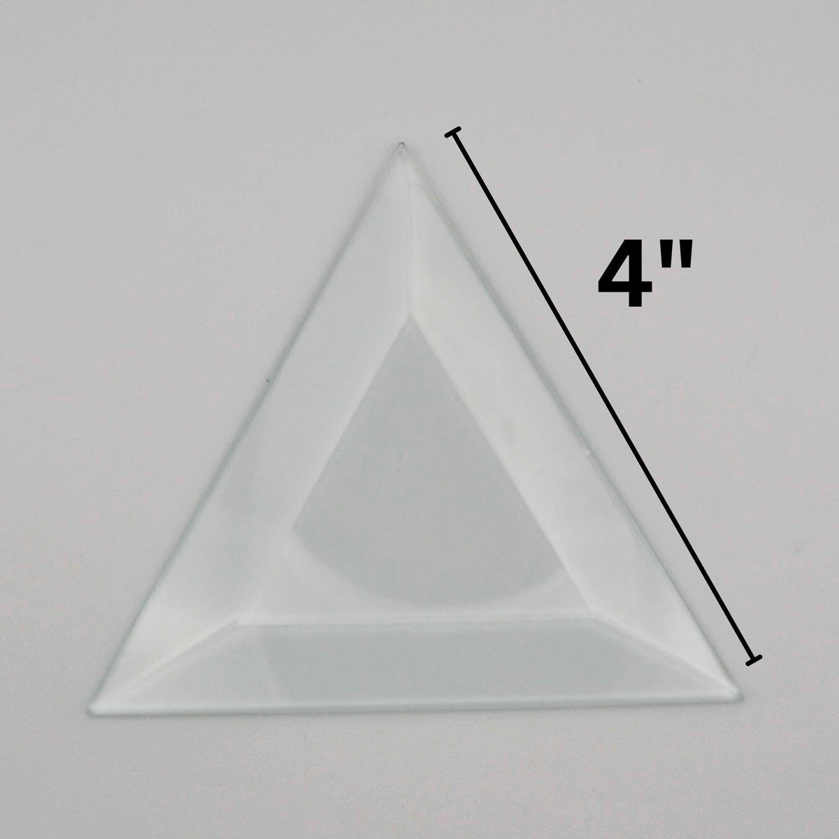 4" Triangle Glass Bevel
