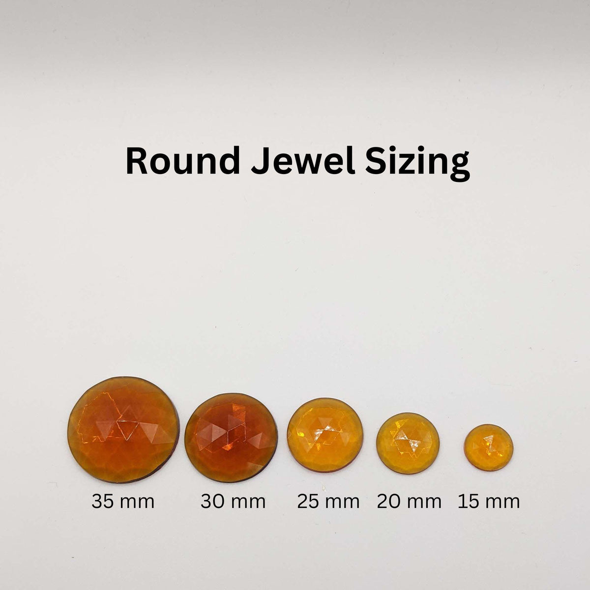 Green round glass Jewel