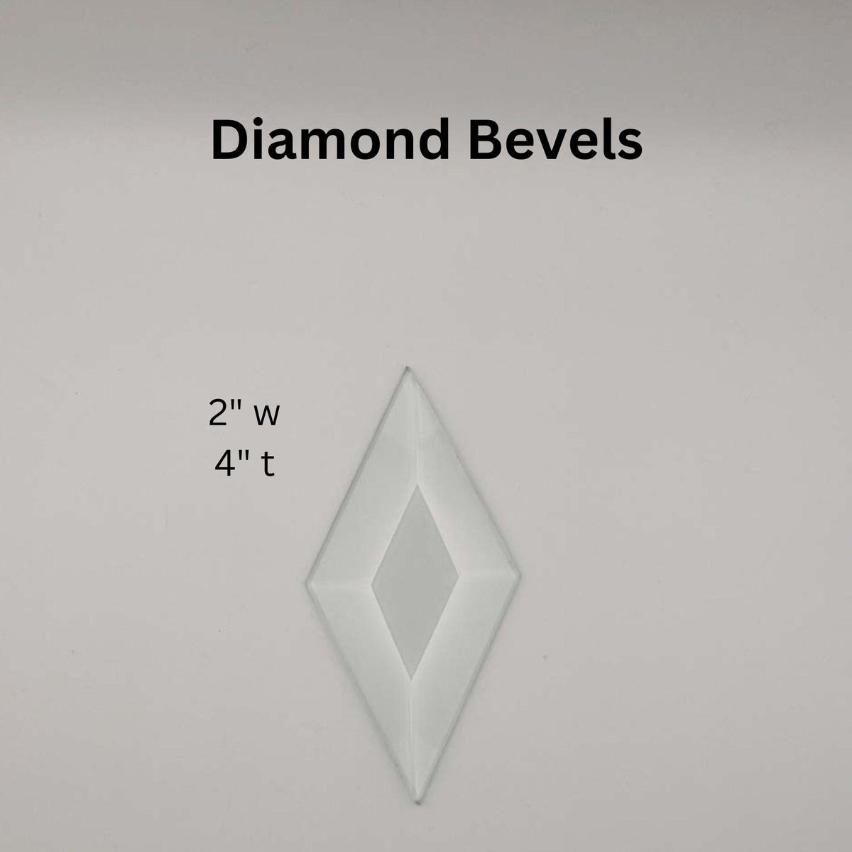2" x 4" Diamond Bevel