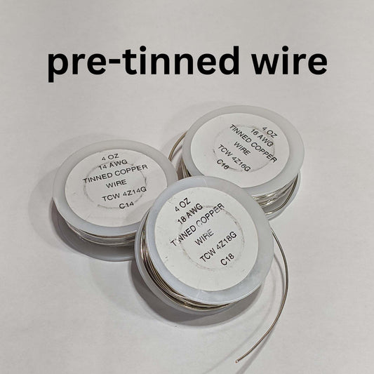 Tinned copper wire 4 ounce spools in 12, 14, 16, 18, 20, 22 gauge