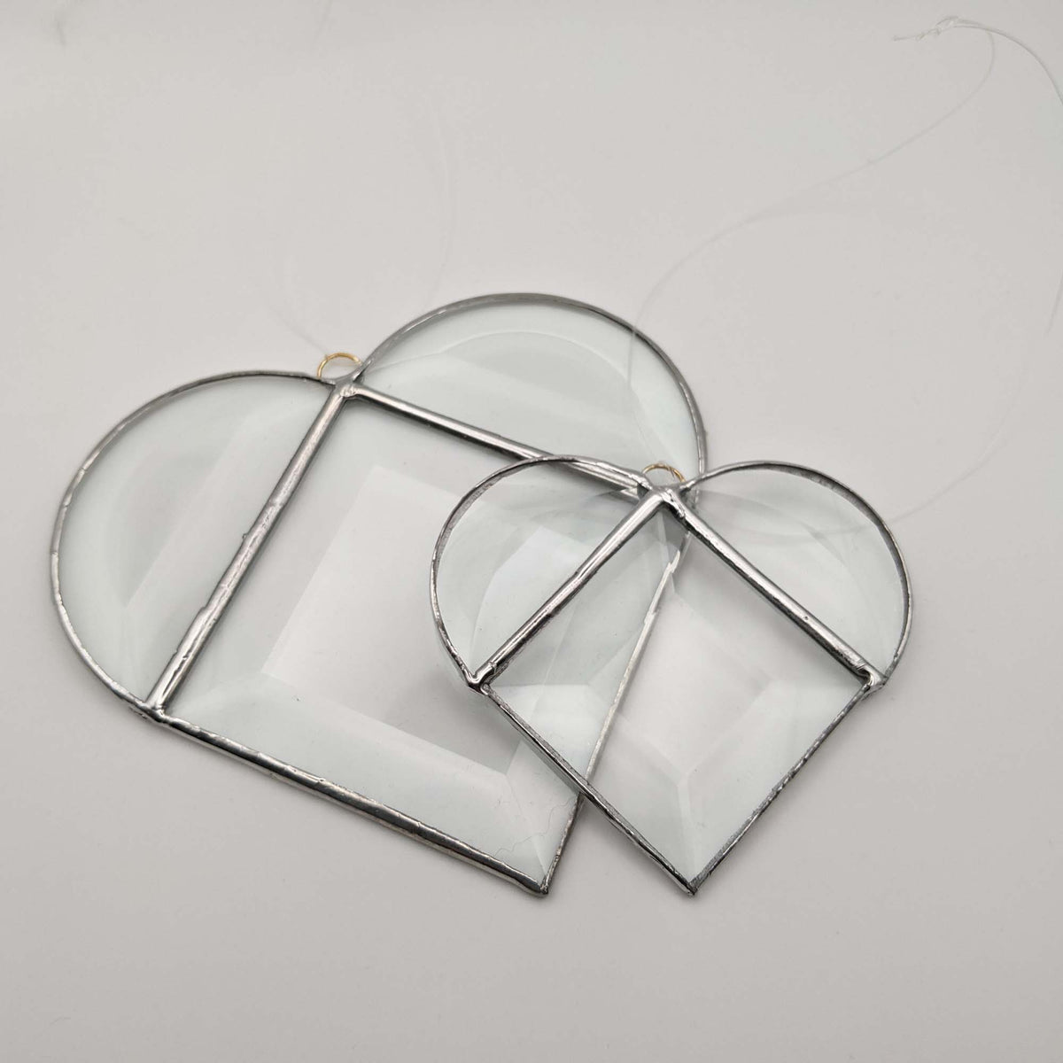 Stained Glass Bevel Heart