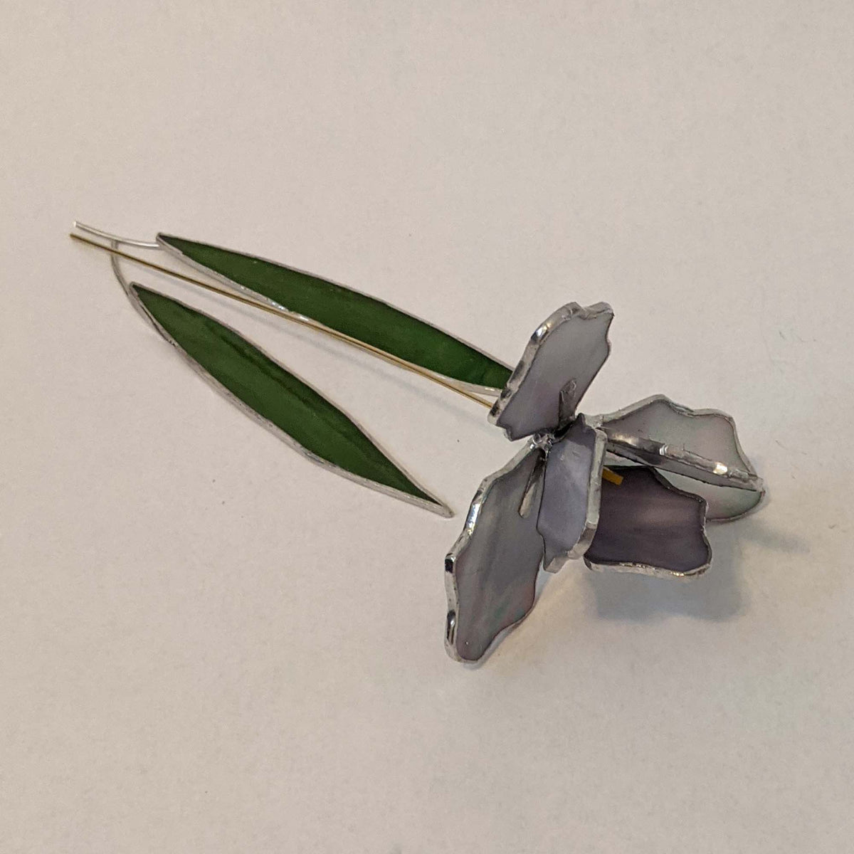 3D Iris Flower TUTORIAL stained glass pattern