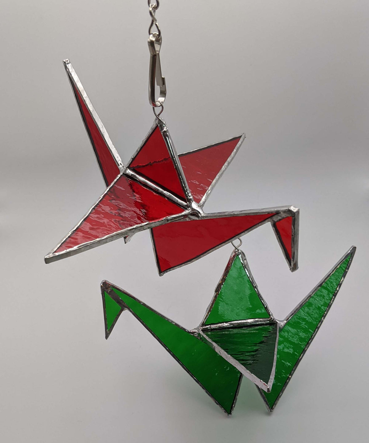 3D Origami Crane stained glass TUTORIAL