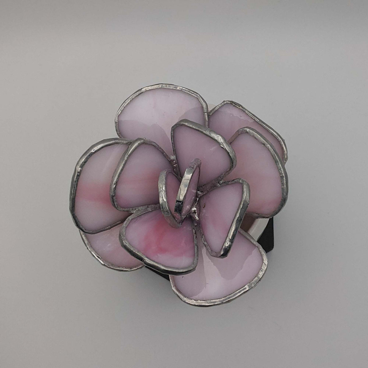 3D Rose Flower Stem TUTORIAL stained glass pattern